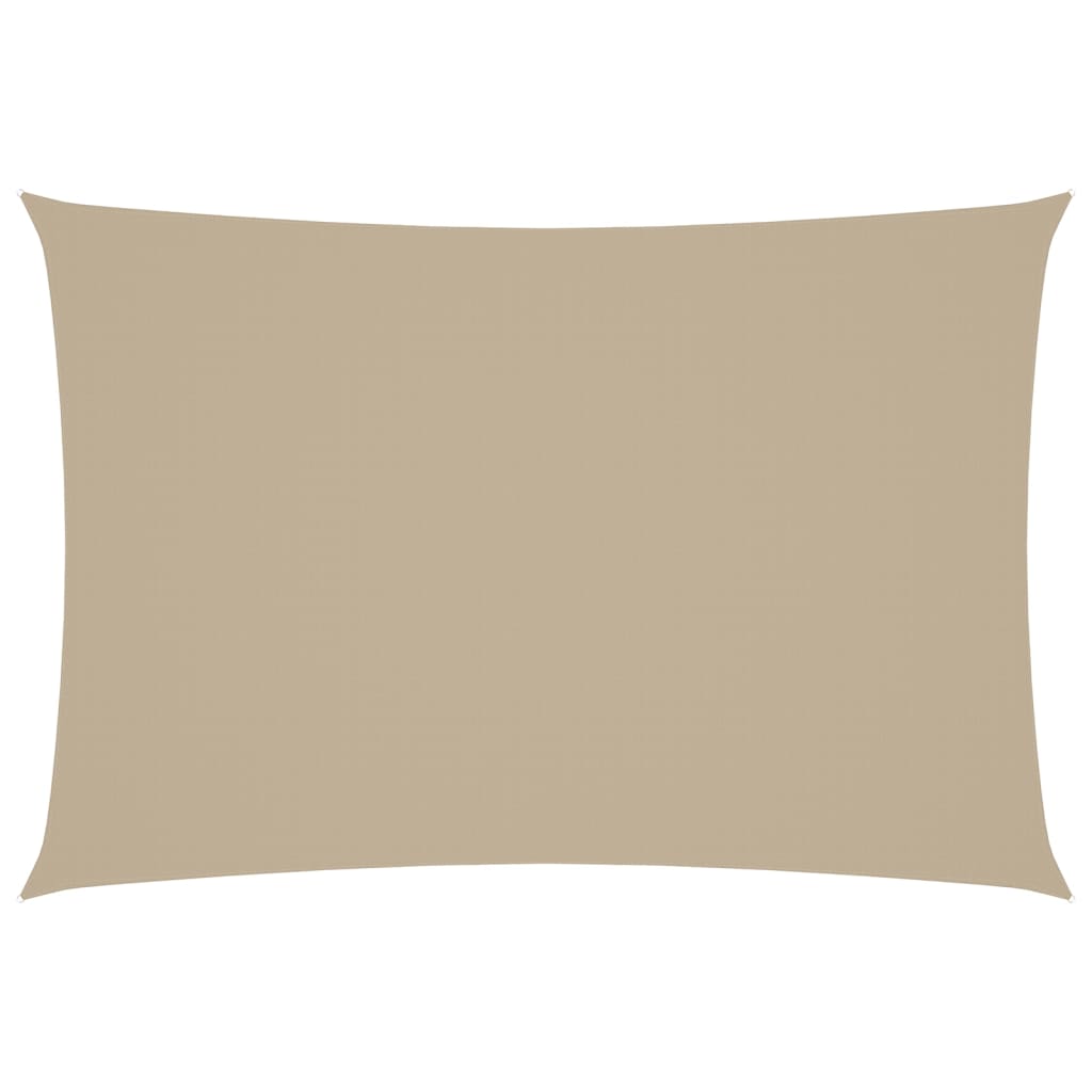 VidaXL Zonnescherm rechthoekig 2,5x4,5 m oxford stof beige