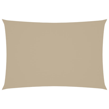 VidaXL Zonnescherm rechthoekig 2,5x4,5 m oxford stof beige