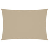 Vidaxl zonnescherm rechthoekig 2,5x4,5 m oxford stof beige