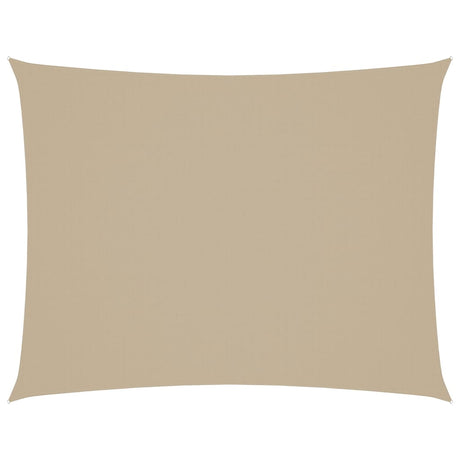 VidaXL Zonnescherm rechthoekig 3x4 m oxford stof beige