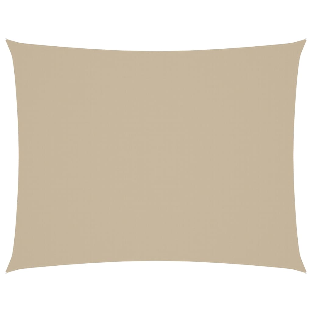 VidaXL Zonnescherm rechthoekig 3x4,5 m oxford stof beige