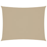 VidaXL Zonnescherm rechthoekig 3x6 m oxford stof beige