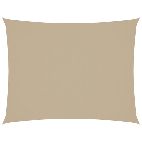 VidaXL Zonnescherm rechthoekig 3x6 m oxford stof beige