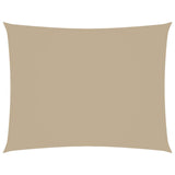 VidaXL Zonnescherm rechthoekig 3,5x4,5 m oxford stof beige