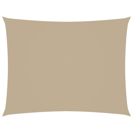 VidaXL Zonnescherm rechthoekig 3,5x4,5 m oxford stof beige