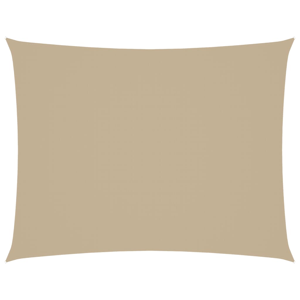 VidaXL Zonnescherm rechthoekig 3,5x5 m oxford stof beige