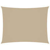 VidaXL Zonnescherm rechthoekig 3,5x5 m oxford stof beige