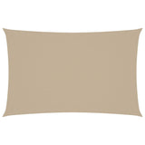 VidaXL Zonnescherm rechthoekig 4x7 m oxford stof beige