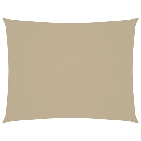 VidaXL Zonnescherm rechthoekig 5x7 m oxford stof beige