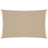 VidaXL Zonnescherm rechthoekig 5x8 m oxford stof beige