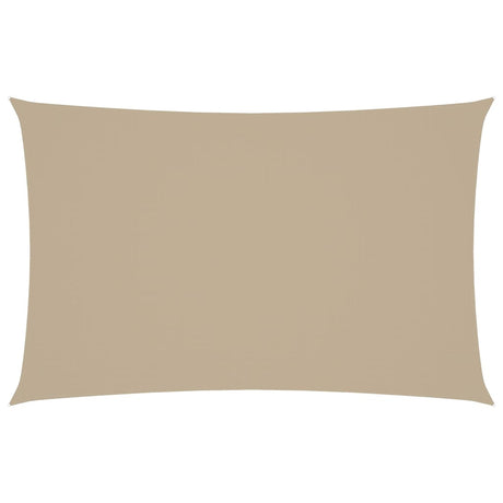 VidaXL Zonnescherm rechthoekig 5x8 m oxford stof beige