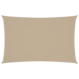 Vidaxl zonnescherm rechthoekig 5x8 m oxford stof beige