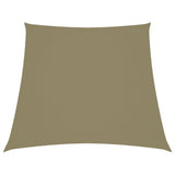 Vidaxl zonnescherm trapezium 3 4x3 m oxford stof beige