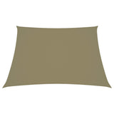 Vidaxl zonnescherm trapezium 3 4x3 m oxford stof beige