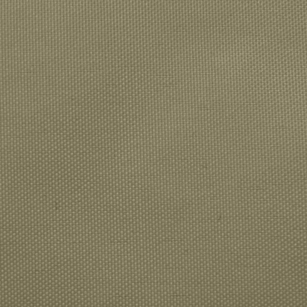 VidaXL Zonnezeil trapezium 3 5x4 m oxford stof beige