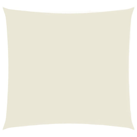 Vidaxl zonnescherm vierkant 5x5 m oxford stof crèmekleurig