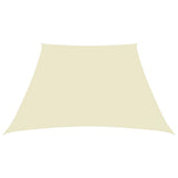 Vidaxl zonnescherm trapezium 3 4x3 m oxford stof crèmekleurig