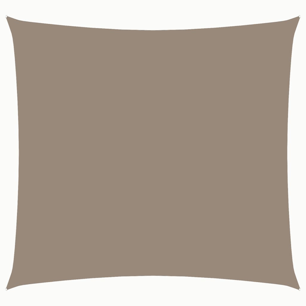 VidaXL Zonnescherm vierkant 2x2 m oxford stof taupe