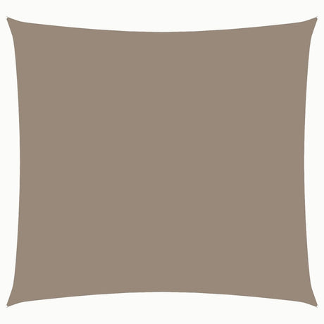 VidaXL Zonnescherm vierkant 2,5x2,5 m oxford stof taupe