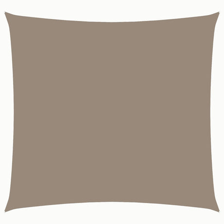 Vidaxl zonnescherm vierkant 4x4 m oxford stof taupe