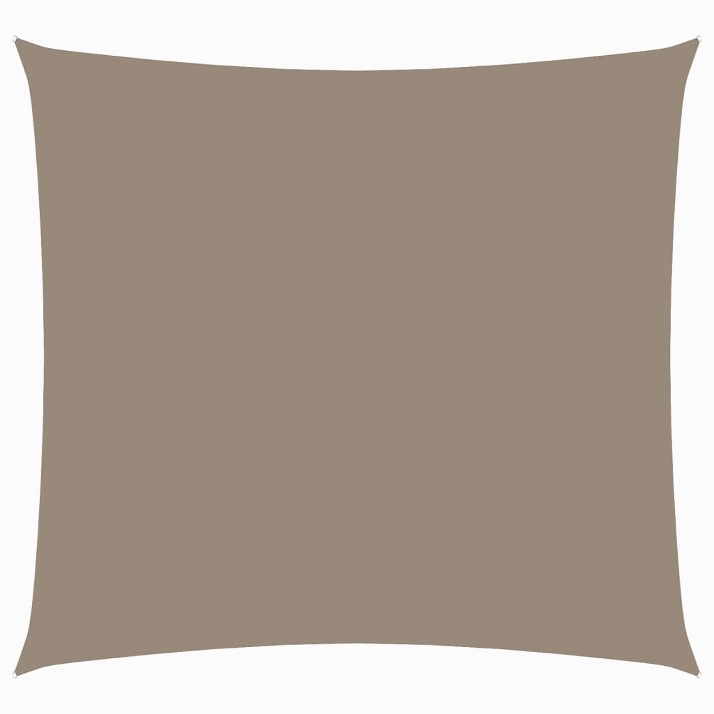 Vidaxl zonnescherm vierkant 4,5x4,5 m oxford stof taupe