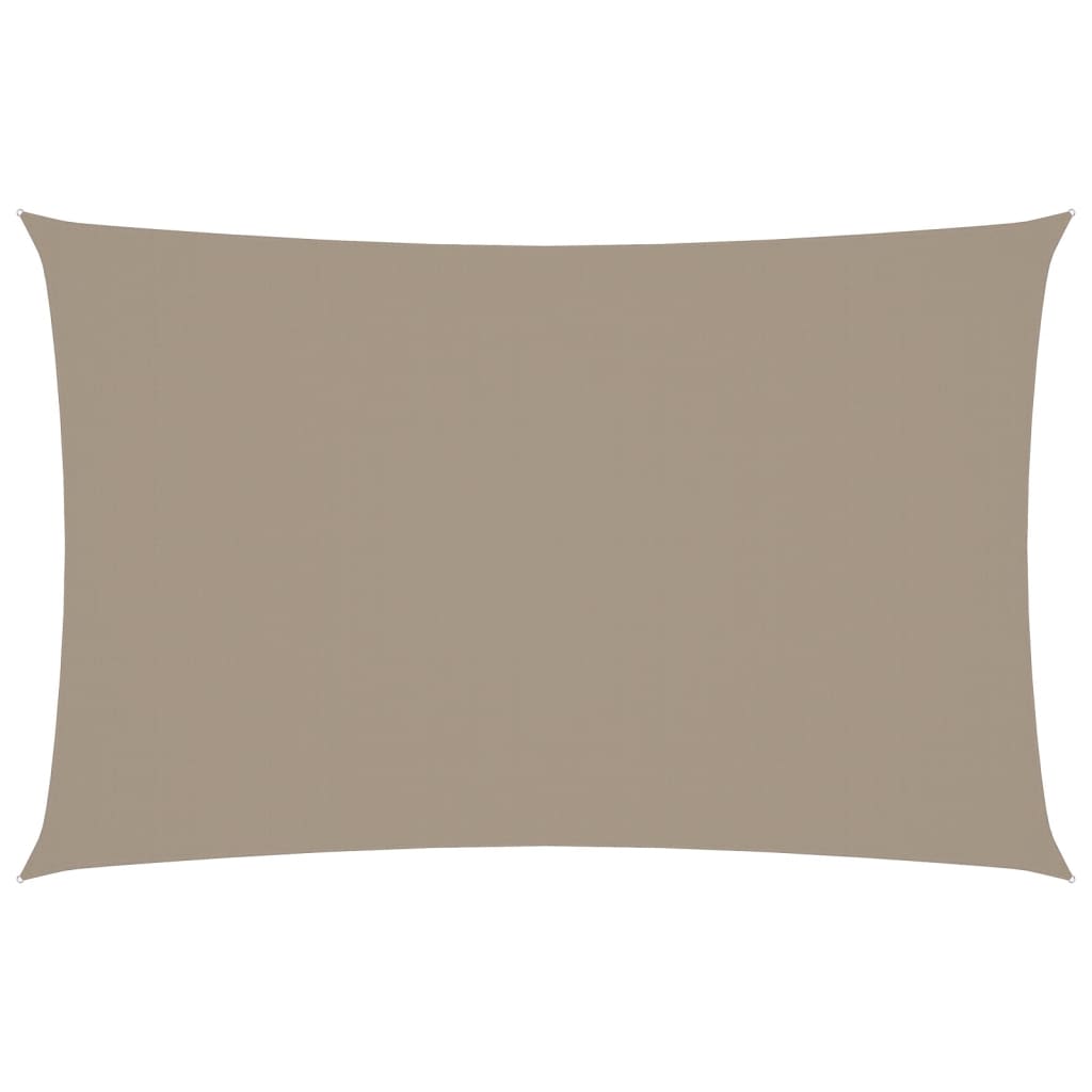 Vidaxl zonnescherm rechthoekig 2x4,5 m oxford stof taupe