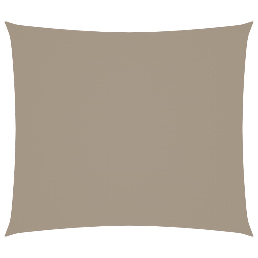 VidaXL Zonnescherm rechthoekig 2,5x3 m oxford stof taupe