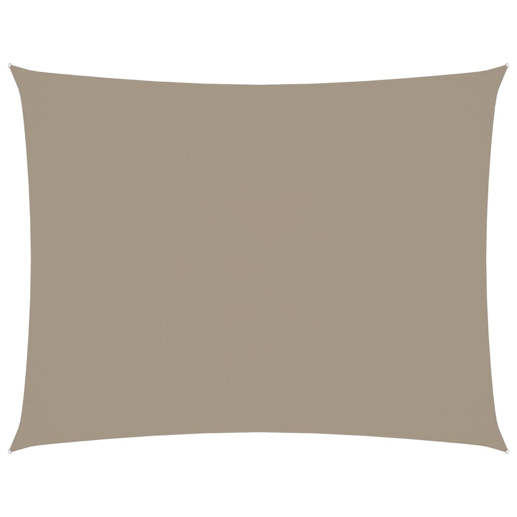 VidaXL Zonnescherm rechthoekig 2,5x3,5 m oxford stof taupe