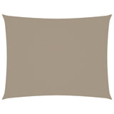 VidaXL Zonnescherm rechthoekig 2,5x3,5 m oxford stof taupe