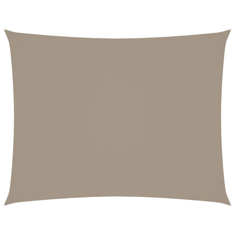 VidaXL Zonnescherm rechthoekig 2,5x4 m oxford stof taupe