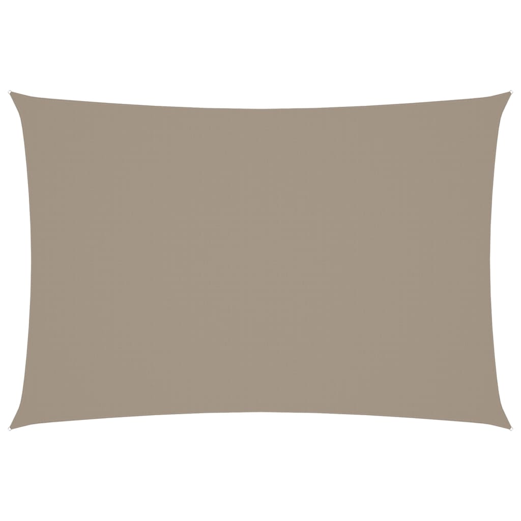 VidaXL Zonnescherm rechthoekig 2,5x4,5 m oxford stof taupe