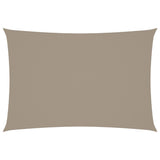 VidaXL Zonnescherm rechthoekig 2,5x4,5 m oxford stof taupe