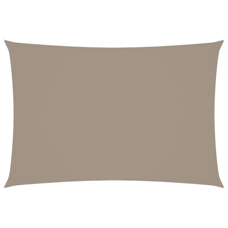 VidaXL Zonnescherm rechthoekig 2,5x4,5 m oxford stof taupe