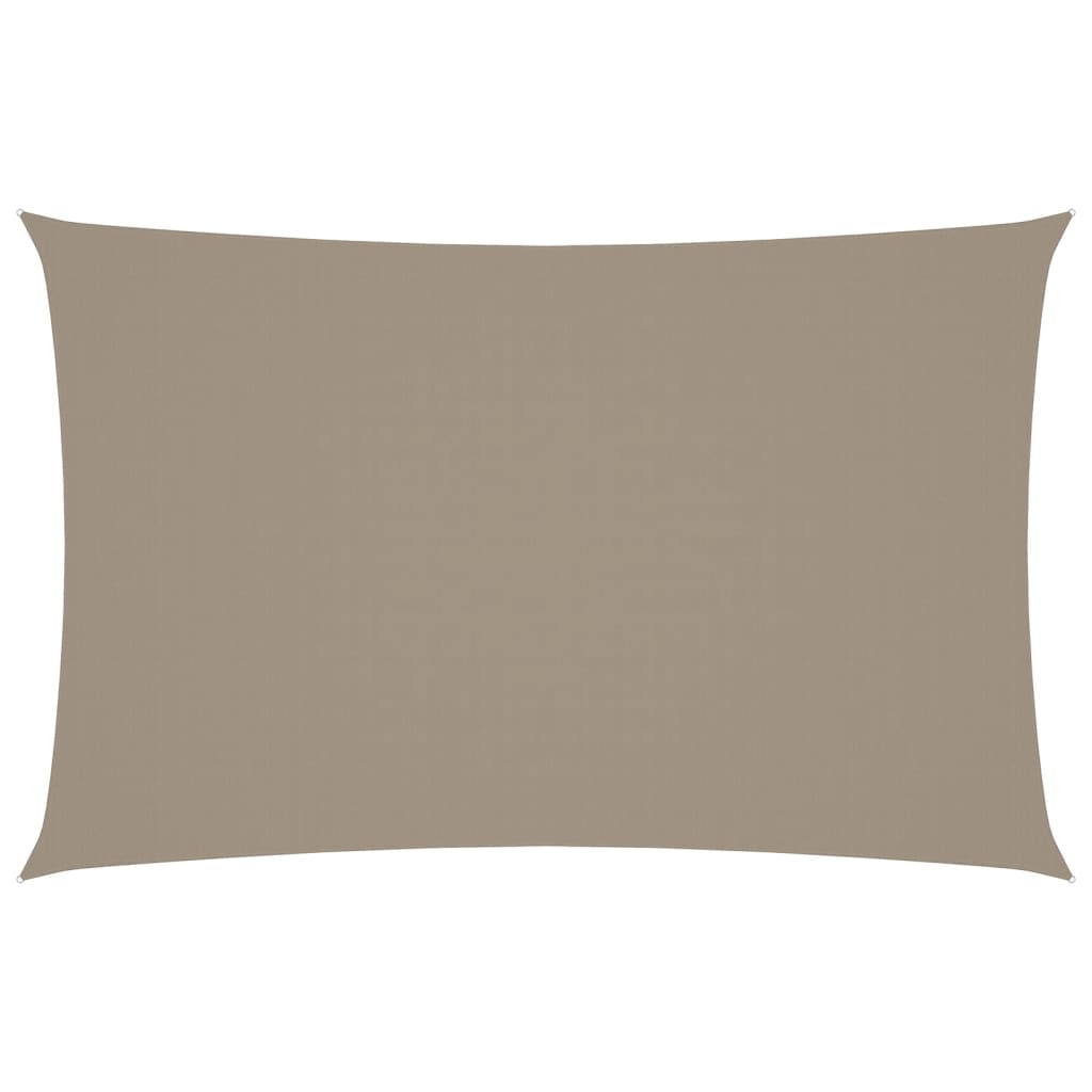 VidaXL Zonnescherm rechthoekig 2,5x5 m oxford stof taupe