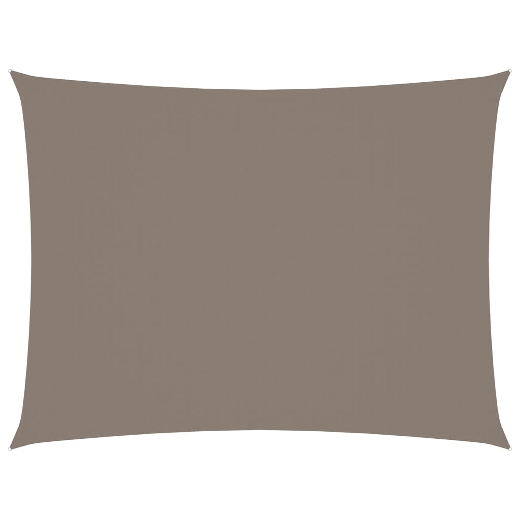 VidaXL Zonnescherm rechthoekig 3x4,5 m oxford stof taupe