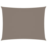 VidaXL Zonnescherm rechthoekig 3x4,5 m oxford stof taupe