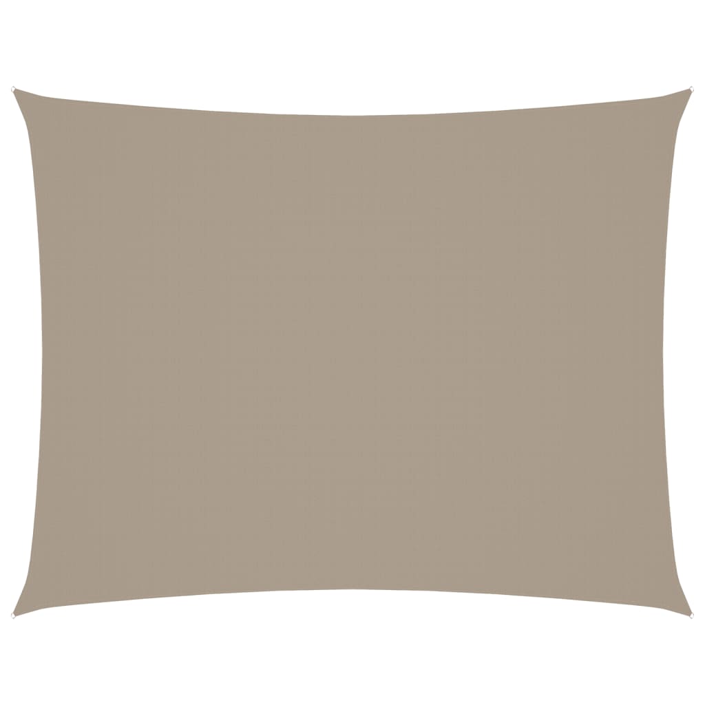 Vidaxl zonnescherm rechthoekig 3x4,5 m oxford stof taupe