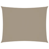 VidaXL Zonnescherm rechthoekig 3x6 m oxford stof taupe