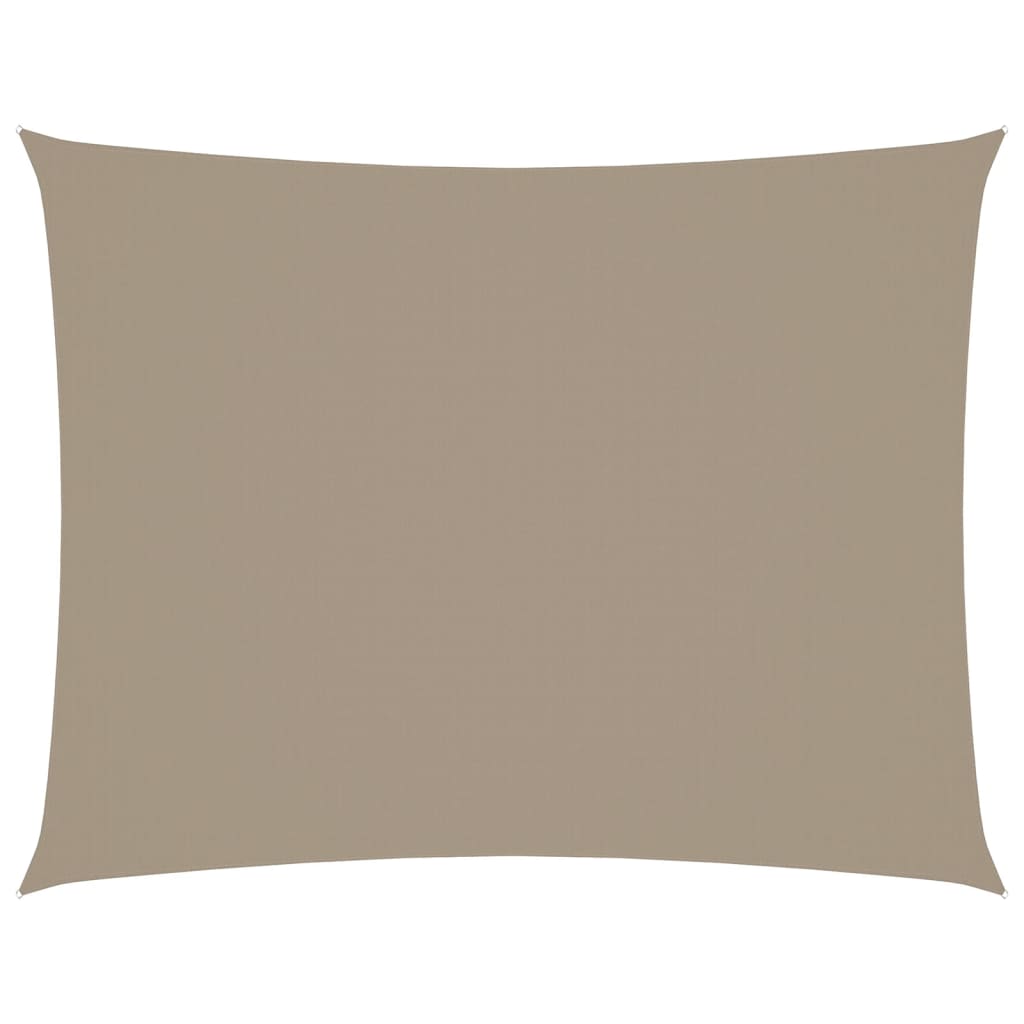 VidaXL Zonnescherm rechthoekig 3,5x5 m oxford stof taupe