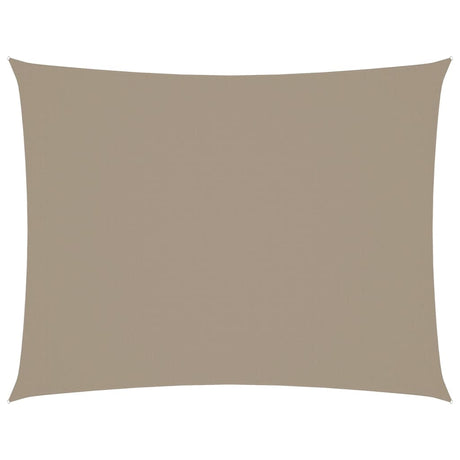 Vidaxl zonnescherm rechthoekig 3,5x5 m oxford stof taupe
