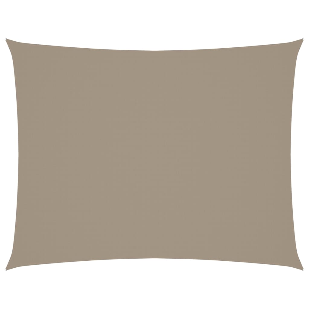 VidaXL Zonnescherm rechthoekig 4x5 m oxford stof taupe