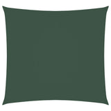 Vidaxl zonnescherm vierkant 3,6x3,6 m oxford stof donkergroen