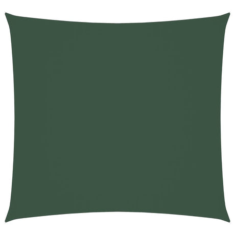Vidaxl zonnescherm vierkant 5x5 m oxford stof donkergroen