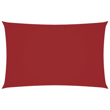 Vidaxl zonnescherm rechthoekig 2,5x5 m oxford stof rood