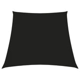 Vidaxl zonnezeil trapezium 3 5x4 m oxford stof zwart
