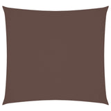 Vidaxl zonnescherm vierkant 3,6x3,6 m oxford stof bruin