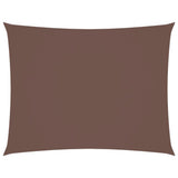 Vidaxl zonnescherm rechthoekig 5x7 m oxford stof bruin