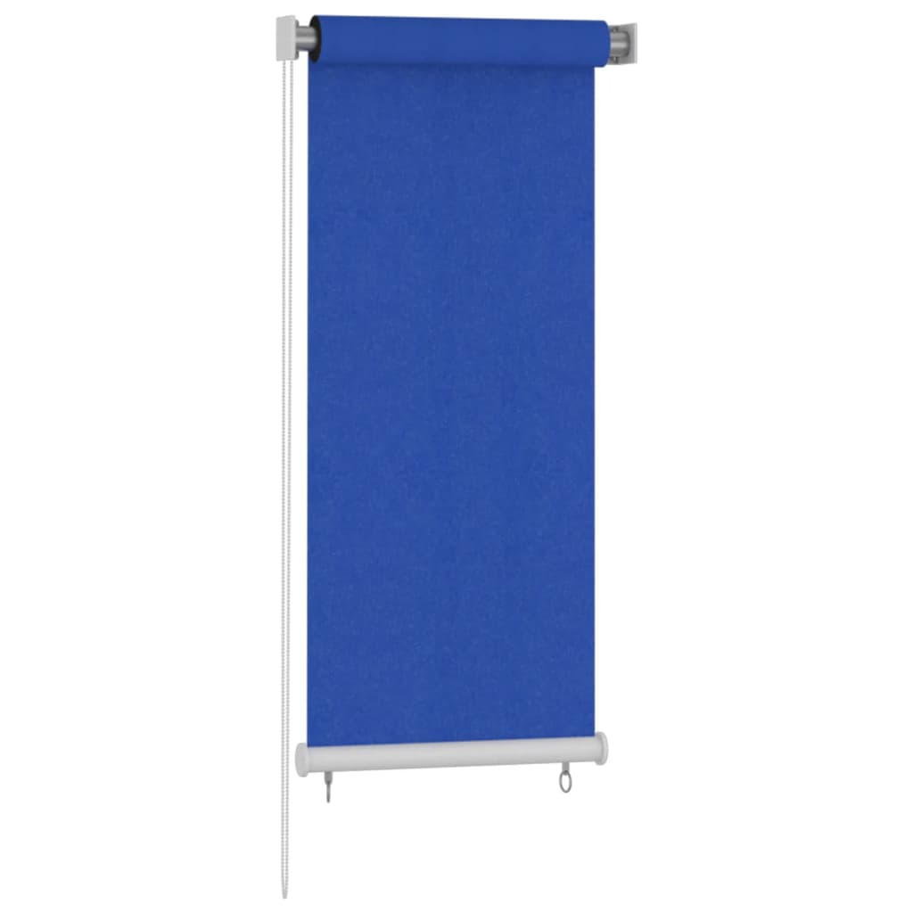 VidaXL Rolgordijn voor buiten 60x140 cm HDPE blauw