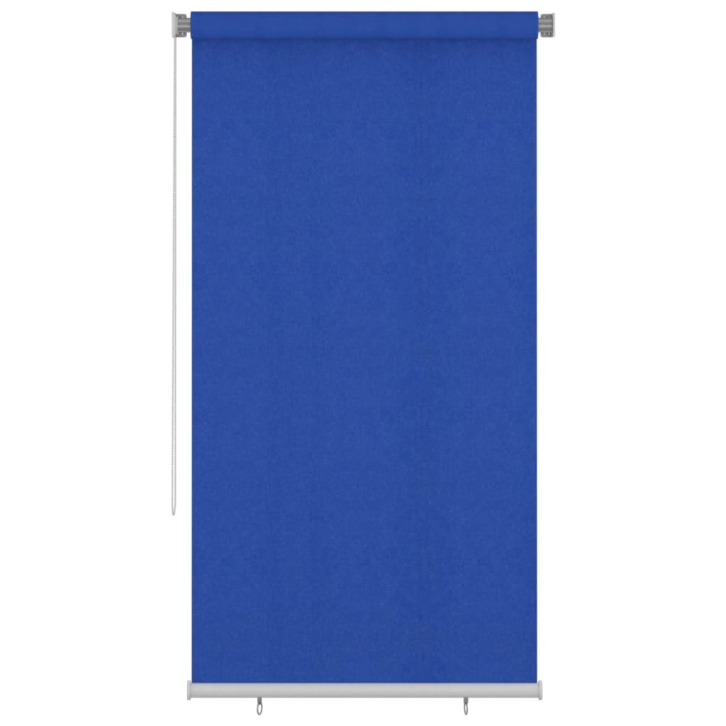 VidaXL Rolgordijn voor buiten 120x230 cm HDPE blauw