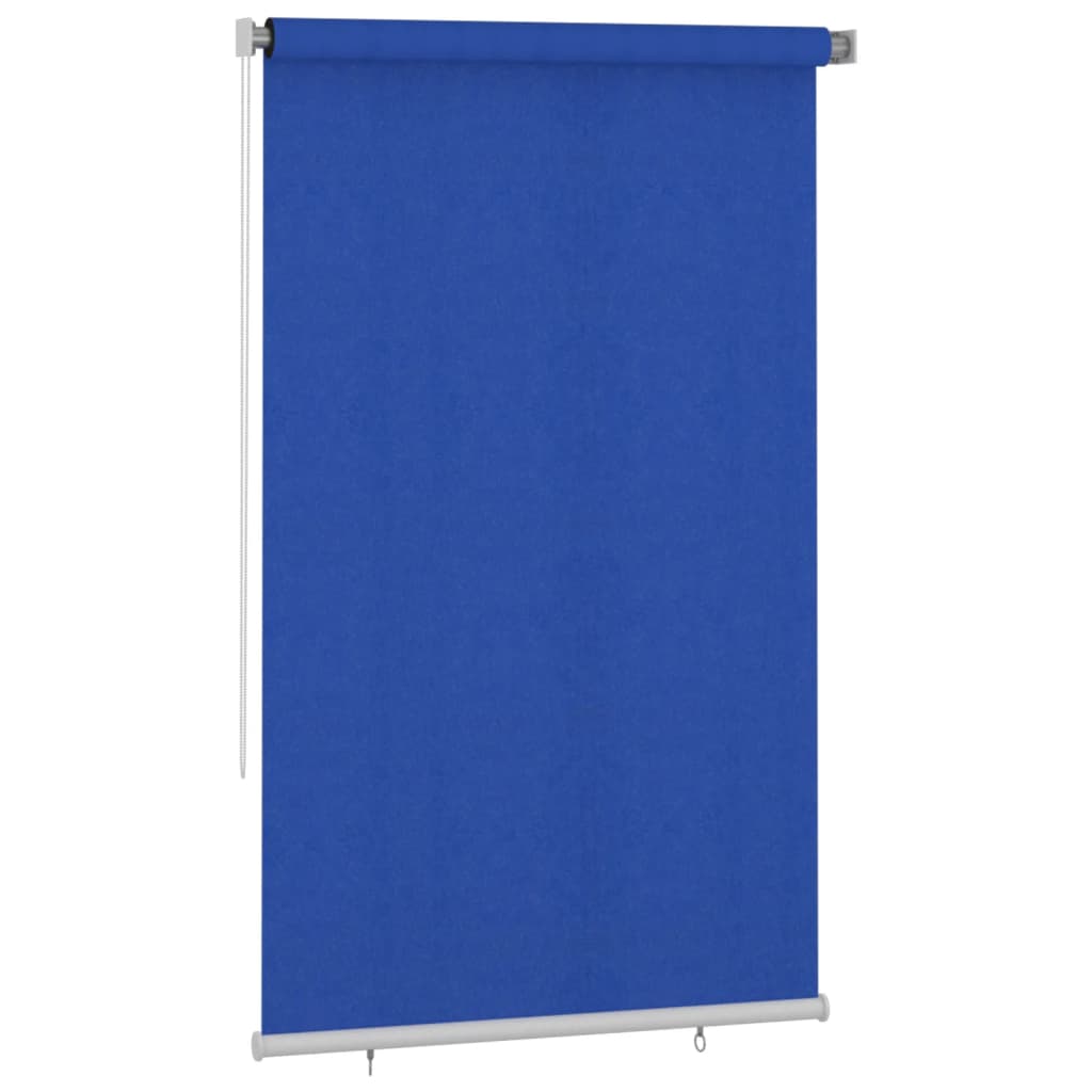 Vidaxl rolgordijn voor buiten 140x230 cm hdpe blauw